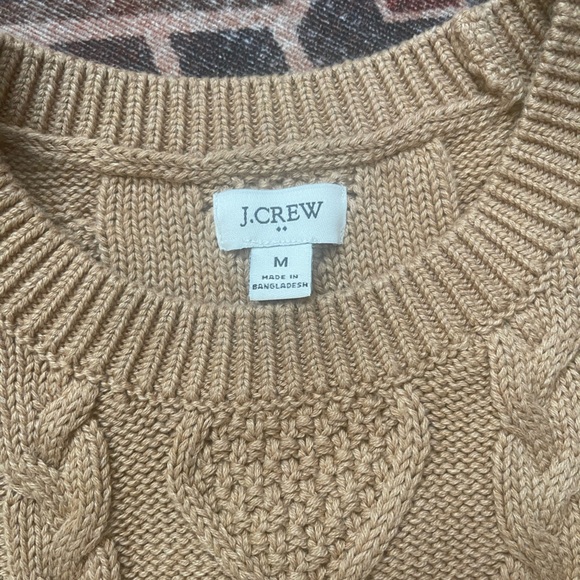 J. Crew Beige Cable Knit Sweater Vest - Picture 2 of 5